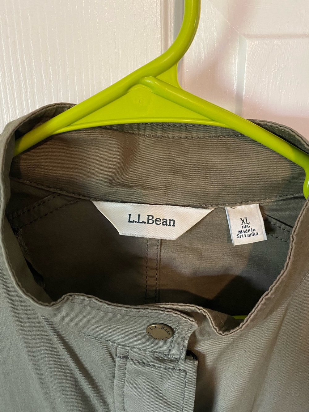 L.L. Bean Women's Olive Green Beanflex Utility Jacket (Old Style) Size XL - Picture 2 of 10